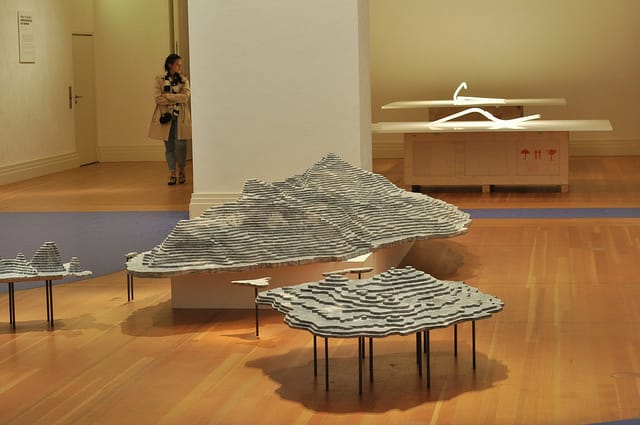 Ai Weiwei, "Diaoyu Islands" (2014), marble