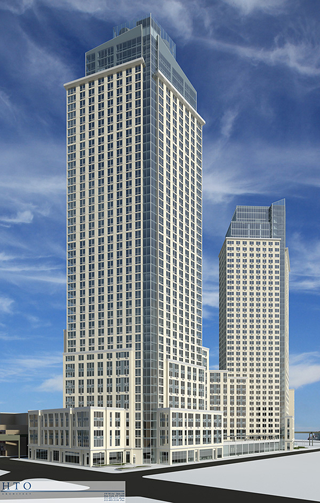 Another view of the new 22-44 Jackson Avenue buildings that will replace 5pointz (via 6sqft.com)