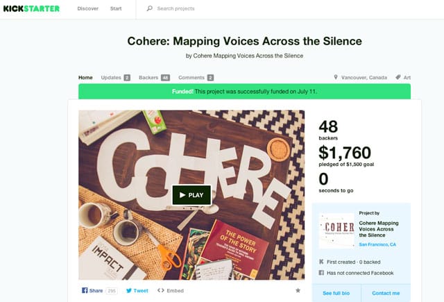 Cohere: Mapping Voices Across the Silence 