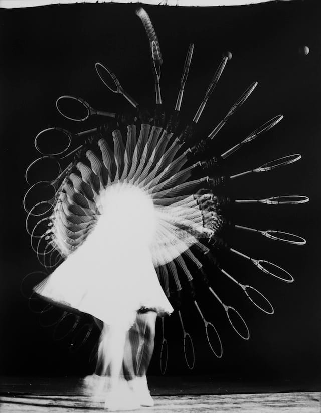 GUSSIE MORAN, 1949 (© Harold Edgerton Archive, MIT. Courtesy Michael Hoppen Gallery)