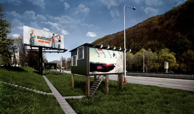 Rendering of the Gregory Project billboard home in daylight