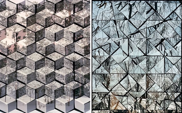 Hannah Whitaker, "Barcroft Branches" & "Arctic Landscape (Trees)" (both 2014) (via taymourgrahne.com)