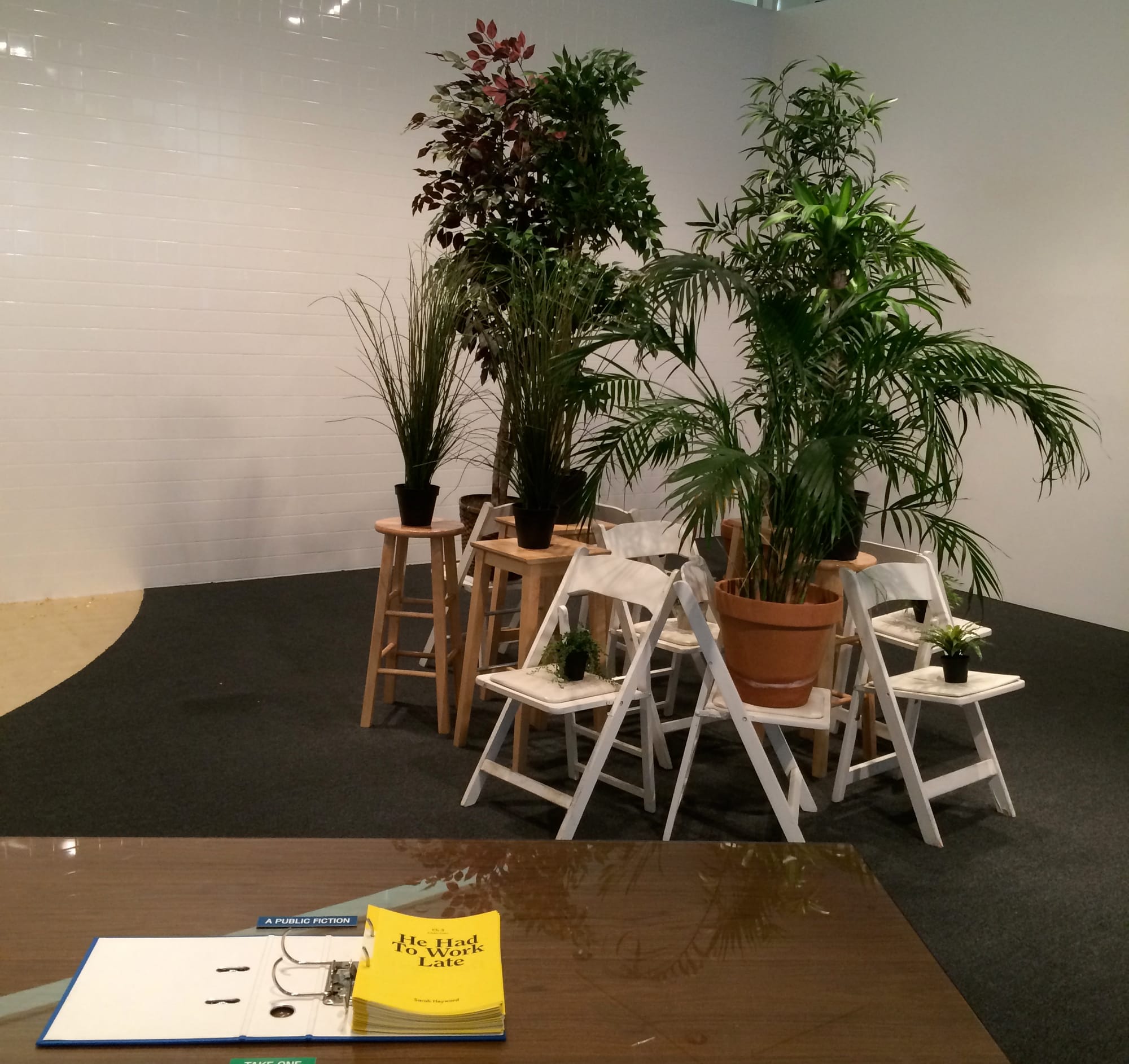 Installation view, Public Fiction, "The Room" (2014)