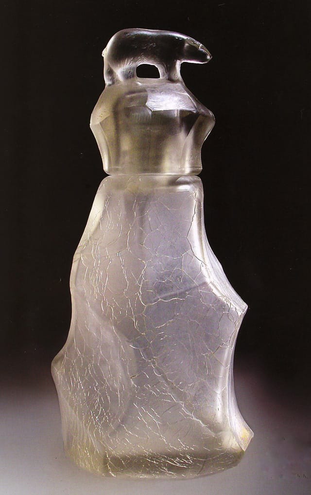 The Severny perfume bottle designed by Kazimir Malevich (image via hollisterhovey.blogspot.com)