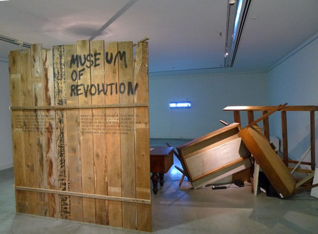 Varhram Aghasyan, “Museum of the Revolution,” in 'RE: Museum' at the National Gallery (all photos by the author for Hyperallergic)