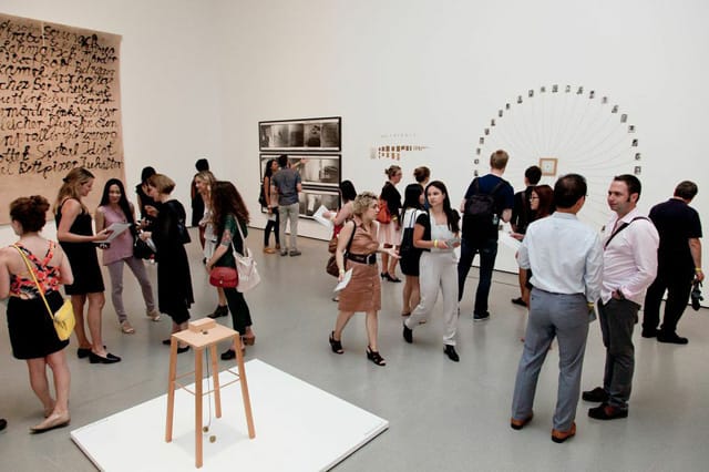 Guests at Decoding Alibis (photo by Carly Gaebe / Steadfast Studio)