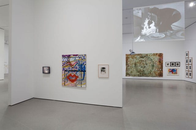 Installation view, 'Alibis: Sigmar Polke 1963–2010,' Museum of Modern Art, April 19–August 3, 2014 (© 2014 The Museum of Modern Art, photo by Jonathan Muzikar) (all works by Sigmar Polke © 2014 The Estate of Sigmar Polke / Artists Rights Society [ARS], New York / VG Bild-Kunst, Bonn, Germany)