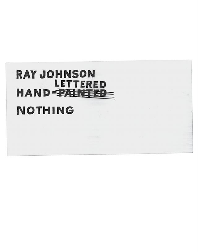 Ray-Johnson-Hand-Lettered Nothing