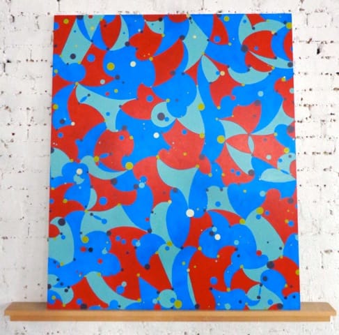 Willenbecher, _July 2014_  panel size- 40_ x 48__ shelf 52_ long