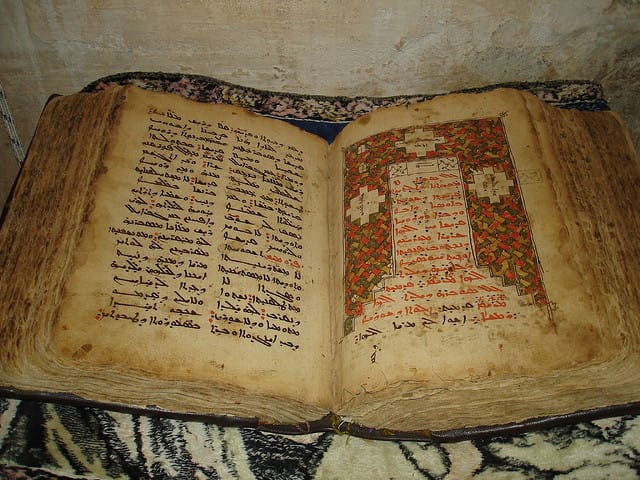 A Bible written in Aramaic (via flickr.com/arnasia)