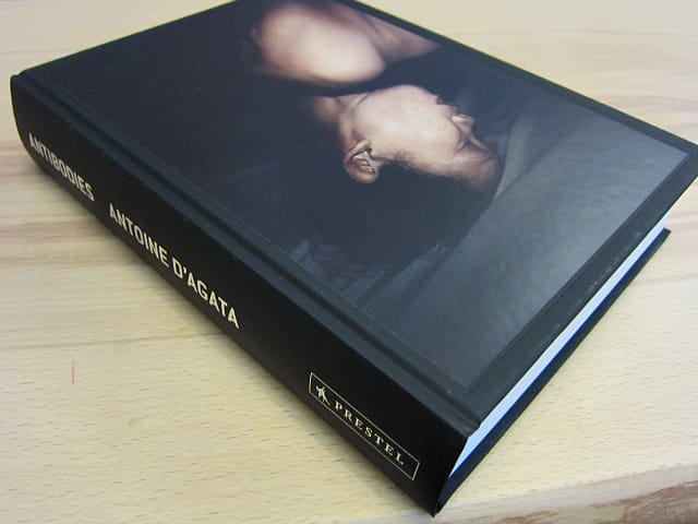 Antoine d'Agata, "Antibodies" (photograph of the book by the author for Hyperallergic)