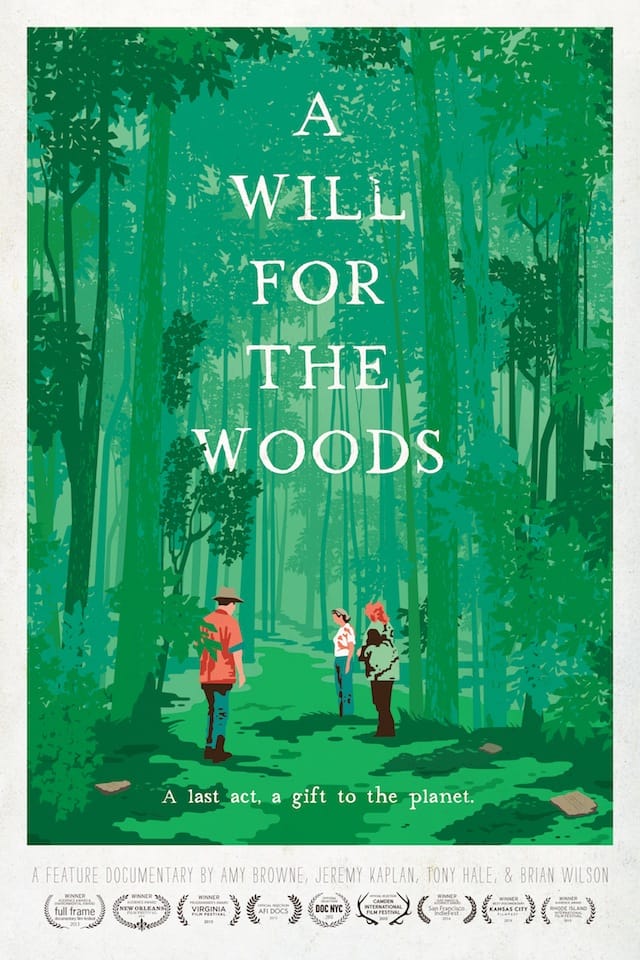 Poster by Jacob Escobedo for "A Will for the Woods"
