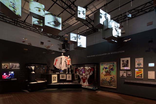 Installation view, 'David Bowie' at Martin-Gropius-Bau (© Avantgarde, photo by Thomas Bruns)