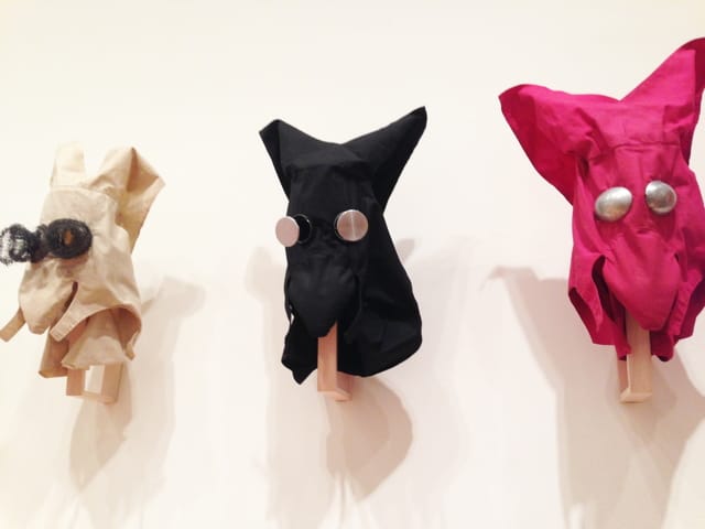 Lygia Clark, "Sensorial Masks" (1967) (click to enlarge)