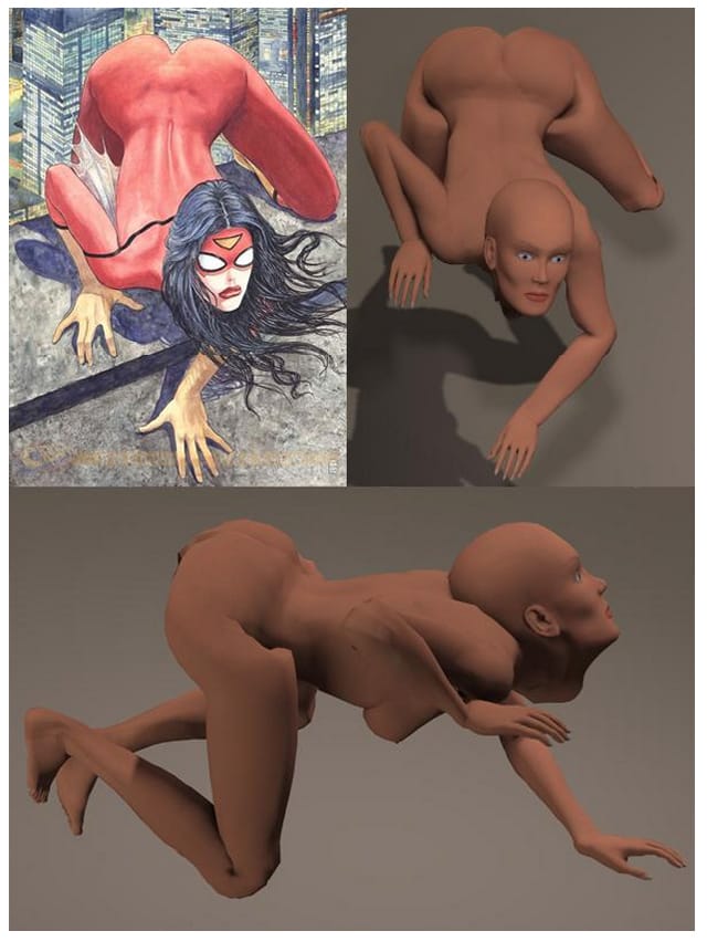 Comic book anatomy can be quite absurd when you try to make sense out of it. (via @lesmcclaine)