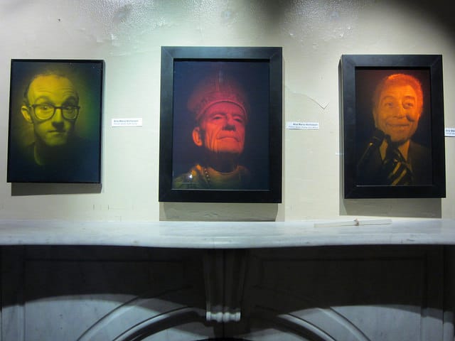 Ana Maria Nicholson, "Keith Haring," "Bishop John Moore," and "Tony Bennett"