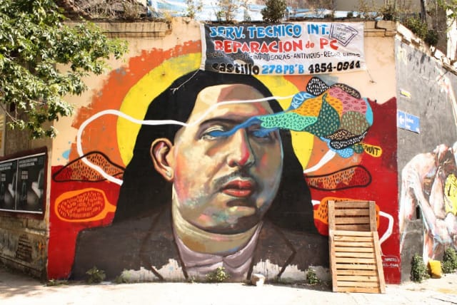 Mural by Ever in Castillo 201, Buenos Aire (via Graffitimundo/Google Cultural Institute)