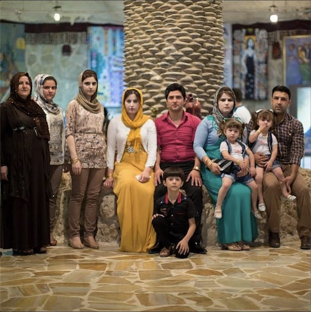 “We live in a very conservative culture, but I want my children to be open minded. I try to bring them to as many places as possible: big malls, art galleries, concerts. We want them to see as many types of people as possible, and as many types of ideas as possible.” (Erbil, Iraq)