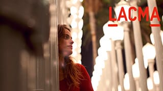 The LACMA cameo in the Snapchat promotional video (screenshot by the author from YouTube)