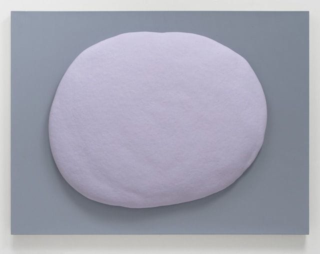 Carl Ostendarp. Untitled, 1992. Urethane foam on linen.