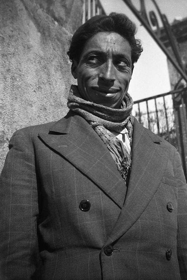 Vivan Maier, "Gap, France (Worker from North Africa)" (c. 1949–51) (click to enlarge)