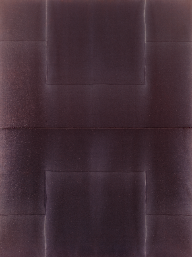 Marc Devade, Figure No.1, 102 x 75 inches, 1977, ink on canvas