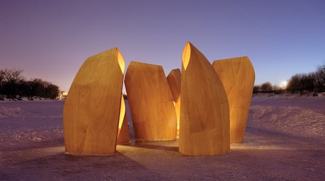 Patkau Architects, "Winnipeg Skating Shelters" (Winnipeg, Manitoba, Canada, 2010-2011)