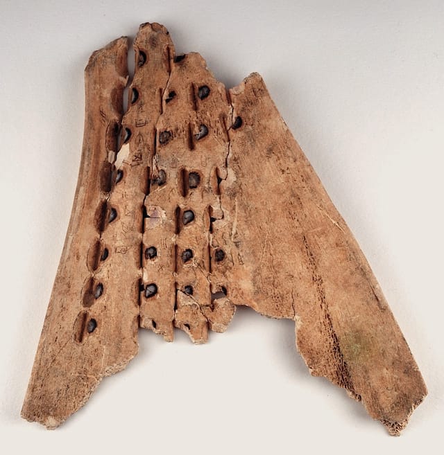 Shang Dynasty oracle bone (via British Library)