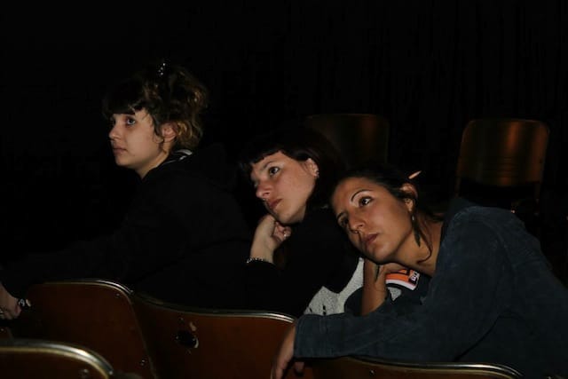 Melina Demasi, Julieta Orlando, and Eliana Pontoriero, producers of the documentary 'Se Dice De Mi'