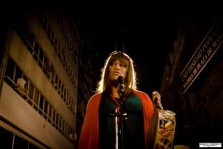 Argentine trans artist Susy Shock (photo by Lina M. Etchesuri)