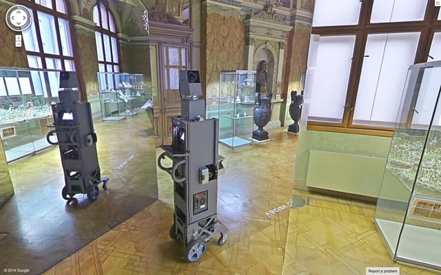 In 2011, Chadwick Gibson began compiling the accidental glimpses of Google's streetview camera as part of a project he calls Googlegeist. Motherboard also has an article about the project. (via googlegeist.com)