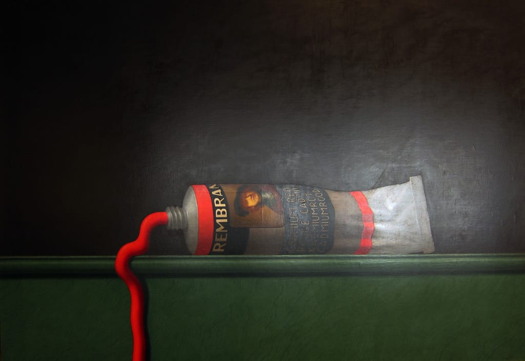 Eduardo Luiz, "Rouge Cadmium" (1985) (photo by Bosc d'Anjou/Flickr)