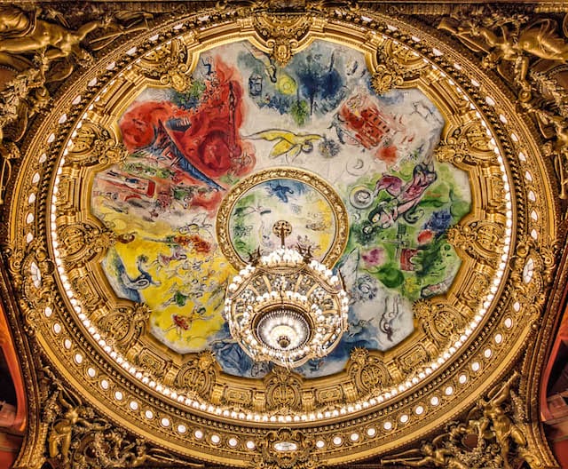 Ceiling of the Palais Garnier, Paris