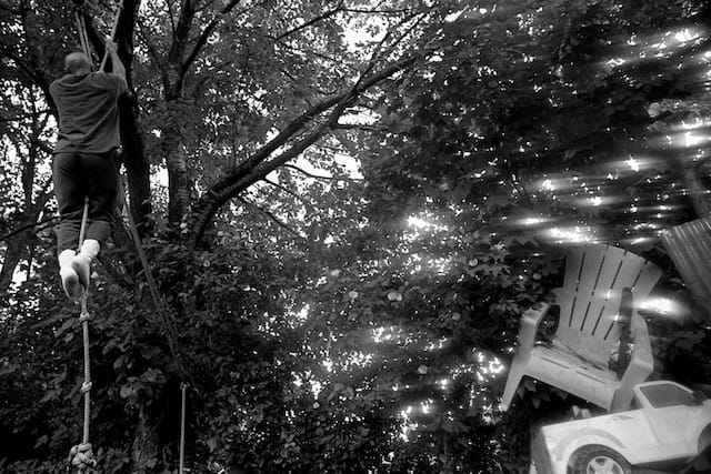 Watt was blinded at age 12 by medicine he was prescribed for headaches. In bright light, he can see some colors and shapes. He works as a karate teacher for the visually impaired and also waits tables at a Midtown Manhattan restaurant. 