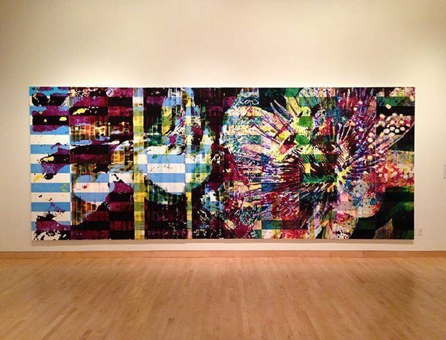 Credit line: Jered Sprecher, A Plane is a Pocket in the Corners of the Mind, 2014, oil on canvas, 96 in x 240 in. Courtesy Jered Sprecher Studio, Knoxville, TN 