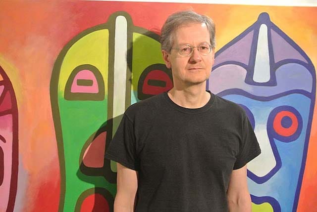 Charles Thomson pictured at his show at Trispace