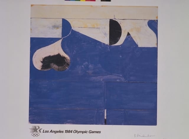 Richard Diebenkorn, LA Olympics poster (1984) (Knapp Communications Corporation, ed.)