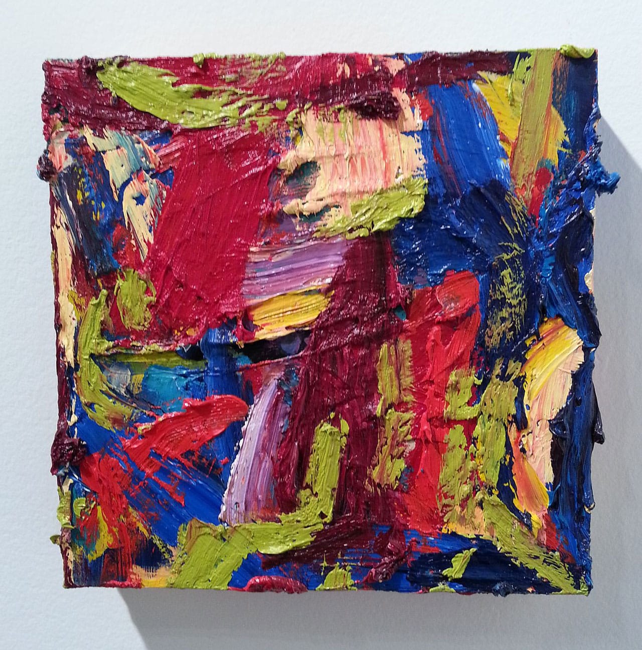 Darrell Roberts, "Conservatory (Lincoln Park Chicago)" (2013), oil on canvas, 12” x 12” (click to enlarge)