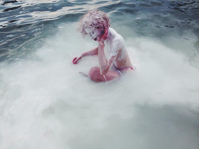 Ellen Turietta in the East River