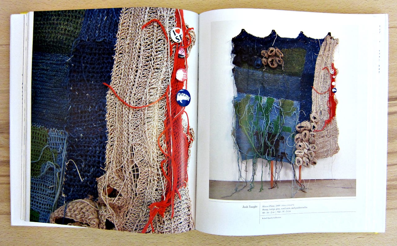 Art by Josh Faught in "Fiber: Sculpture 1960-Present" (photograph by the author)
