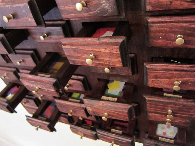 Jackie Mock, "A Collection of Confetti," confetti collected from various events (2009-2014)