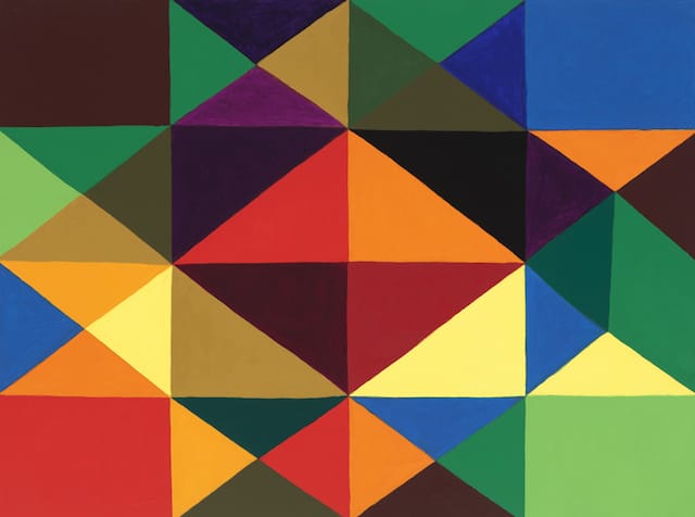 Harriet Korman, "Untitled" (2013), oil on canvas, 30 x 40 inches