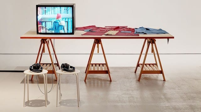 Eva Meyer and Eran Schaerf, She Might Belong to You (2007), Theatrical Fields, Centre for Contemporary Art