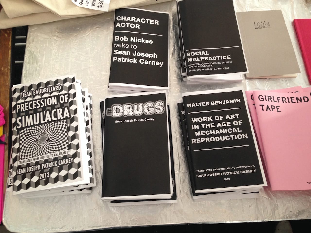 "Translated From English to American" series By Sean Joseph Patrick Carney, published by Social Malpractice Publishing (http://www.socialmalpractice.com/)