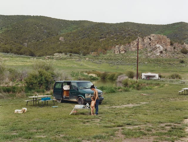 Justine Kurland,  Family Portrait at Family Campground  2009