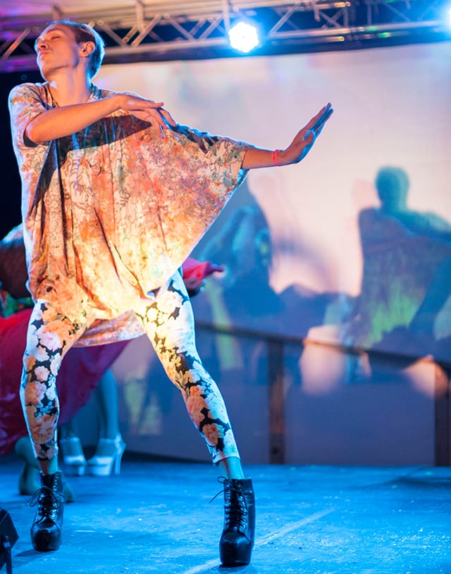 Critical Mascara (2014) (photo by Melissa Christy, courtesy of Portland Institute for Contemporary Art) 