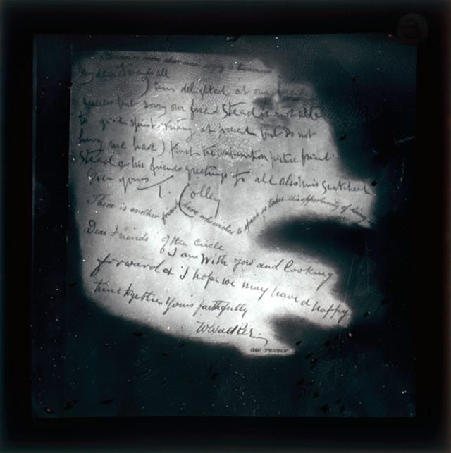 "A Psychic Message" (via Tyne & Wear Archives & Museums)