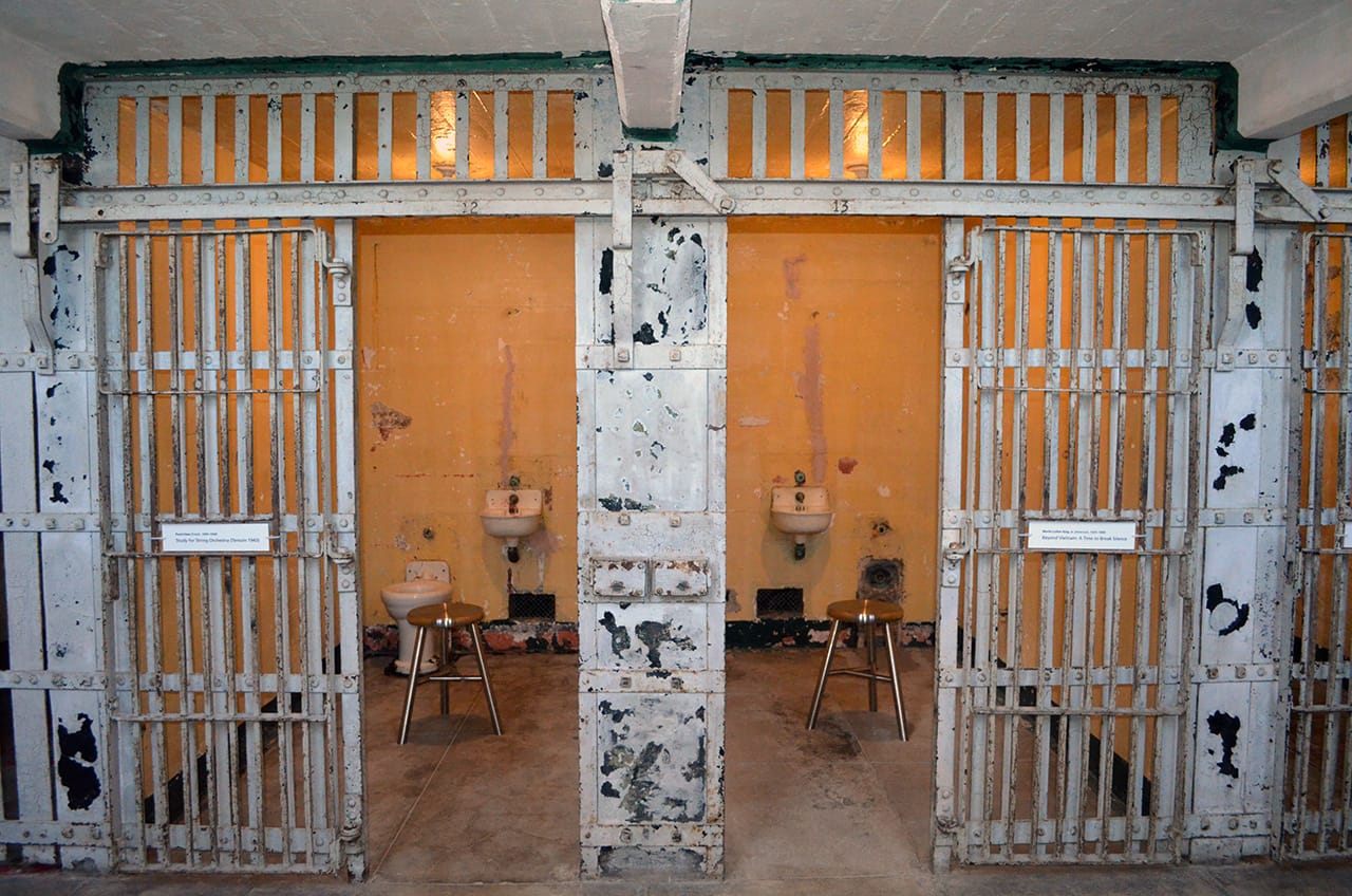 Audio works were playing as part of "Stay Tuned" and they were quiet enough not to be heard from the hallway.