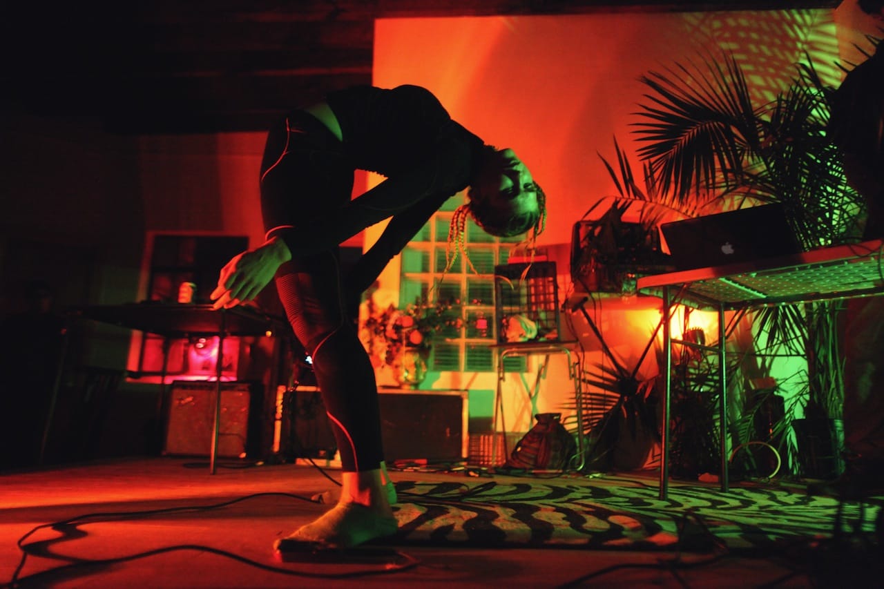 King Conqubine performing at Trans Pecos (photo by Erez Avissar)