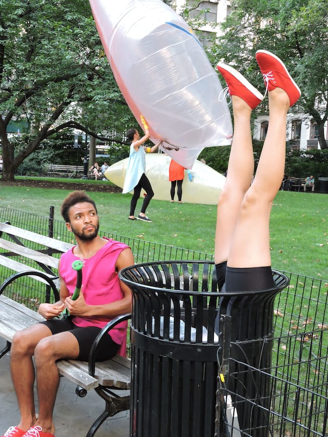 Tamar Ettun, "Performing Stillness" (2014) (photo by author)